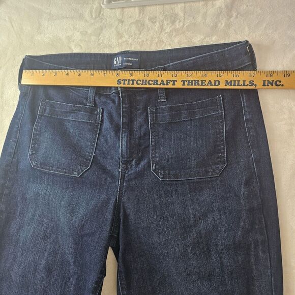 Gap Denim Leggings 14/32 Regular 4 Straight Front And Back Wide Thighs - Picture 2 of 12